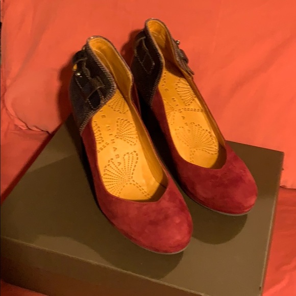 Chie Mihara burgundy suede pumps - Picture 9 of 9